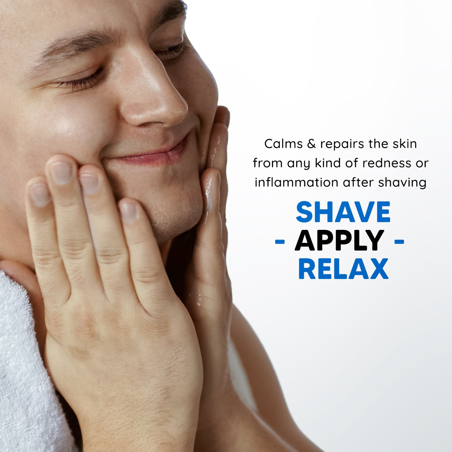 Pre Shave Scrub & After Shave Balm Combo | Coffee, Argan Oil & Peppermint Care