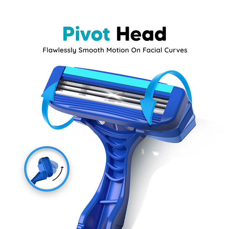 Evior 3+ Disposable Razor – Silky Smooth 3-Blade Experience