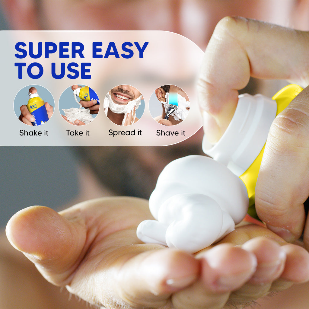 Pro 6 Plus Blade Refills (Pack of 12) + FREE Whipped Shave Foam | World's 1st 6 Blade Razor for Men