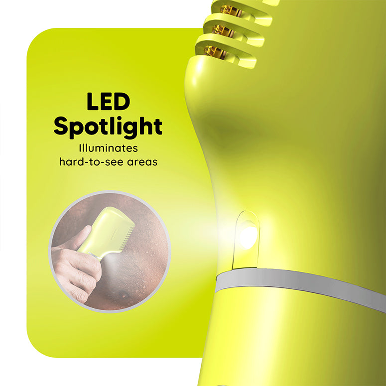 Balls Trimmer Pro for Men – Groin & Body Groomer with V-Shaped Head