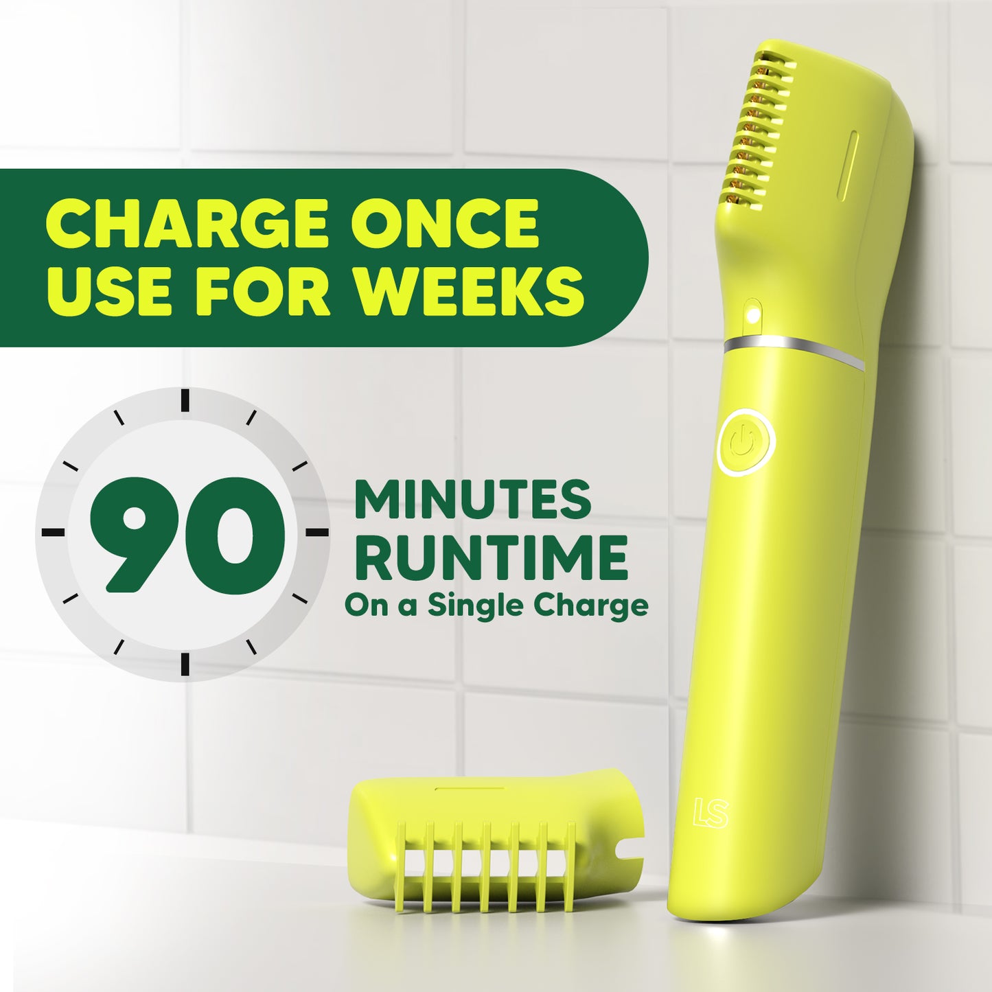 All Under Trimmer Pro | For Women | Pain-Free Waterproof Bikini & Body Trimmer with Gold Titanium Blades