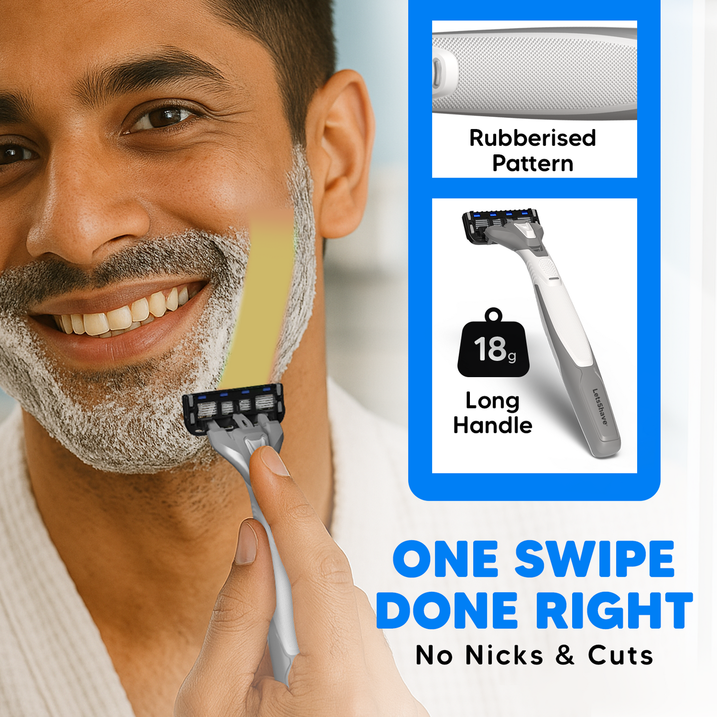 Pro 6 Portable 5-in-1 Shaving Gift Set for Men with Travel Bag