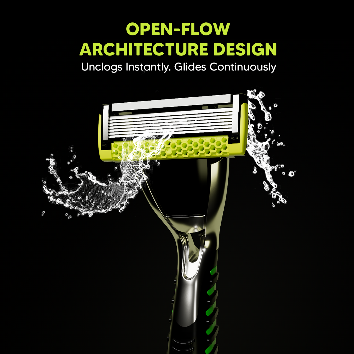Pro 7 Razor Value Set – World’s First & Only 7-Blade Razor-1 Handle + 4 Blades