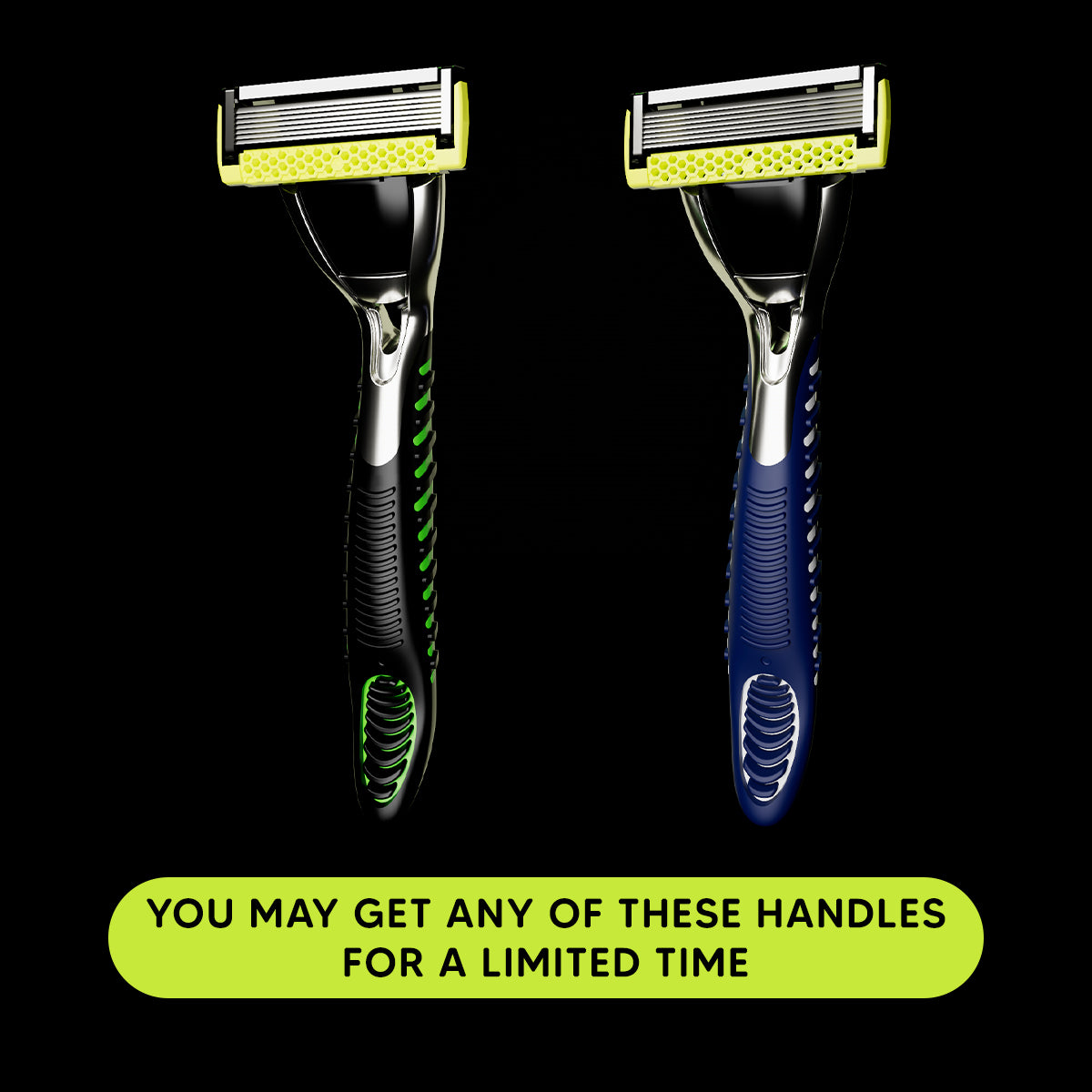 Pro 7 Razor Value Set – World’s First & Only 7-Blade Razor-1 Handle + 4 Blades