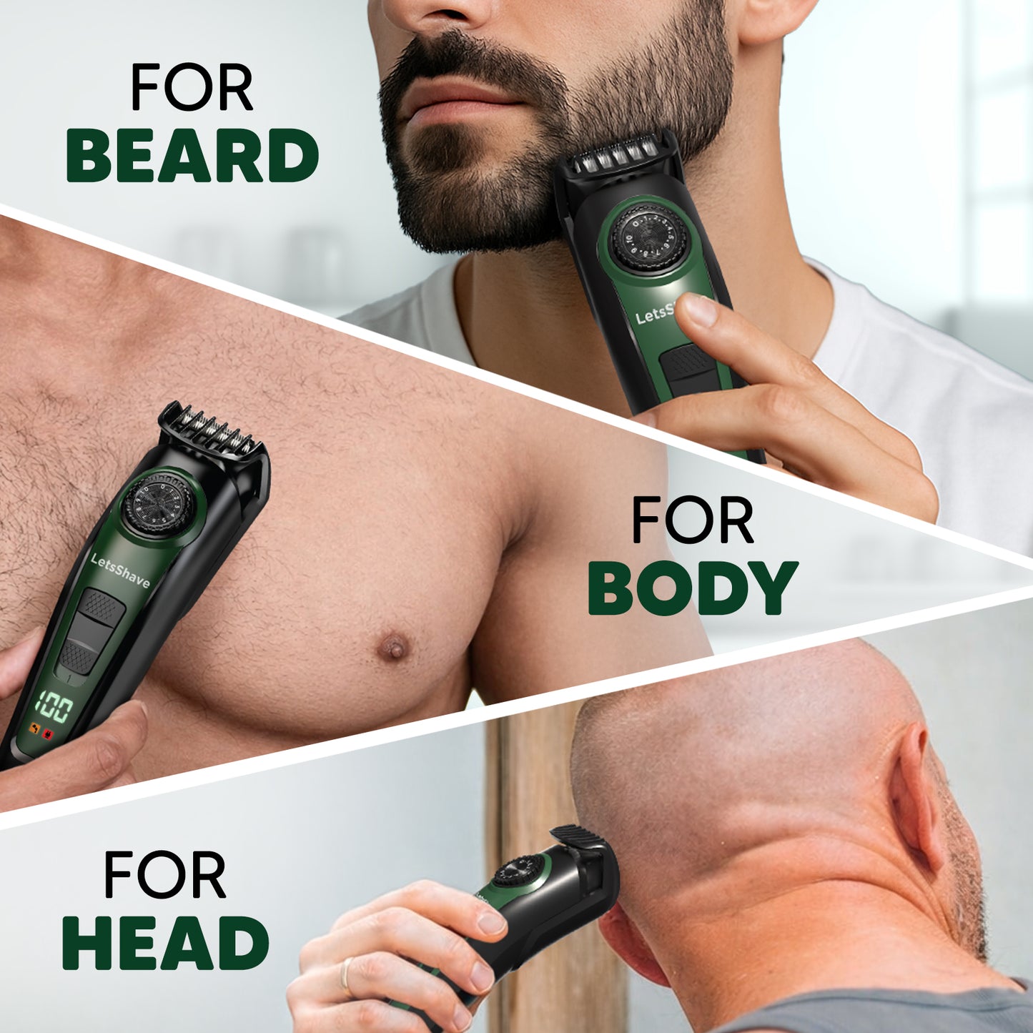 Beard, Body & Head Trimmer for Men | One Trimmer Total Control