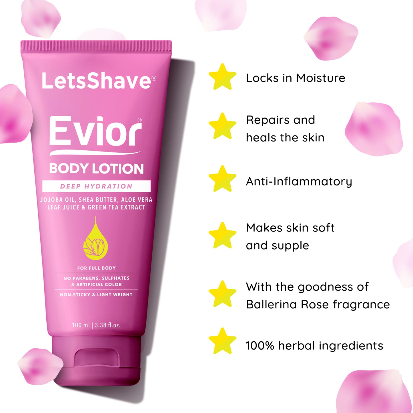 Skincare Combo – Evior Body Lotion + Transparent Shave Gel