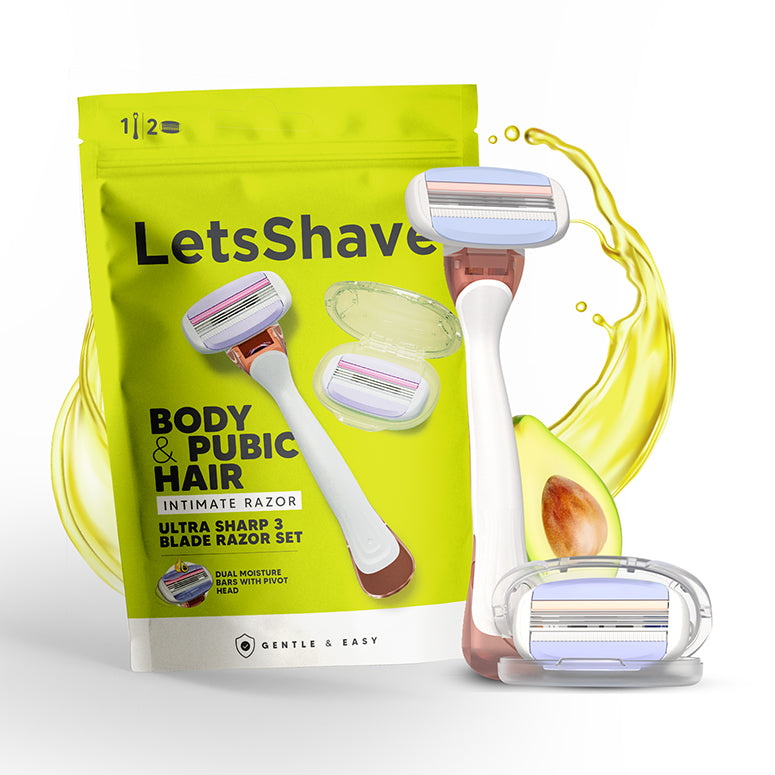 Body & Pubic Hair Razor Value Set – Intimate Razor For Men