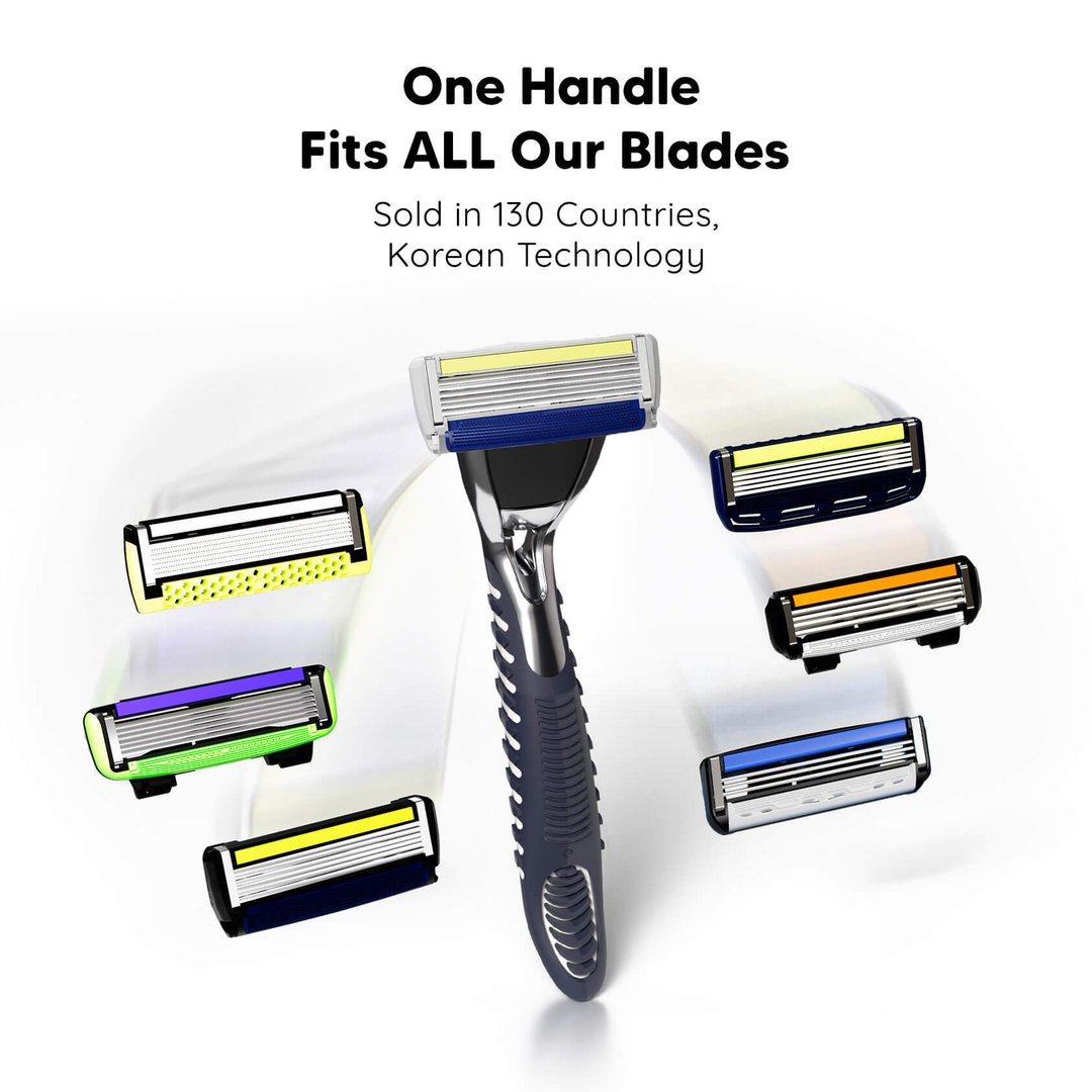 Pro 3 Advance Razor Value Set – 1 Handle + 4 Blades + Travel Cap