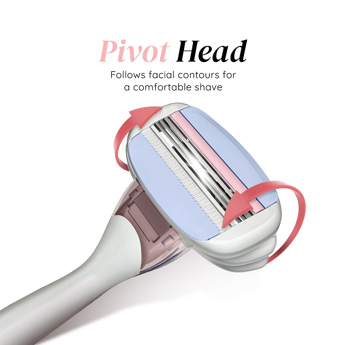 Evior 3 Sensitive Razor Value Set – 1 Handle + 4 Blades