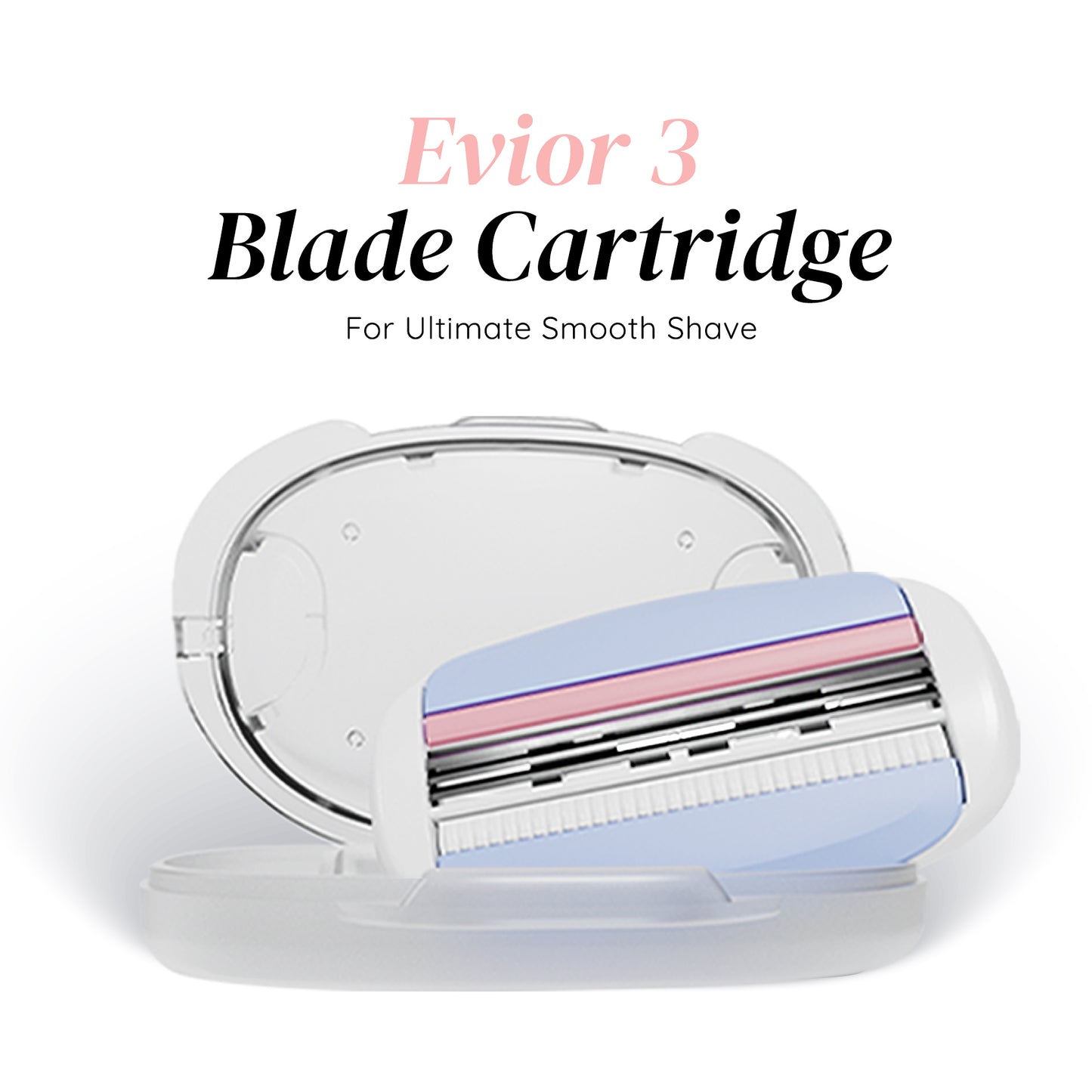 Evior 3 Sensitive Razor Value Set – 1 Handle + 4 Blades