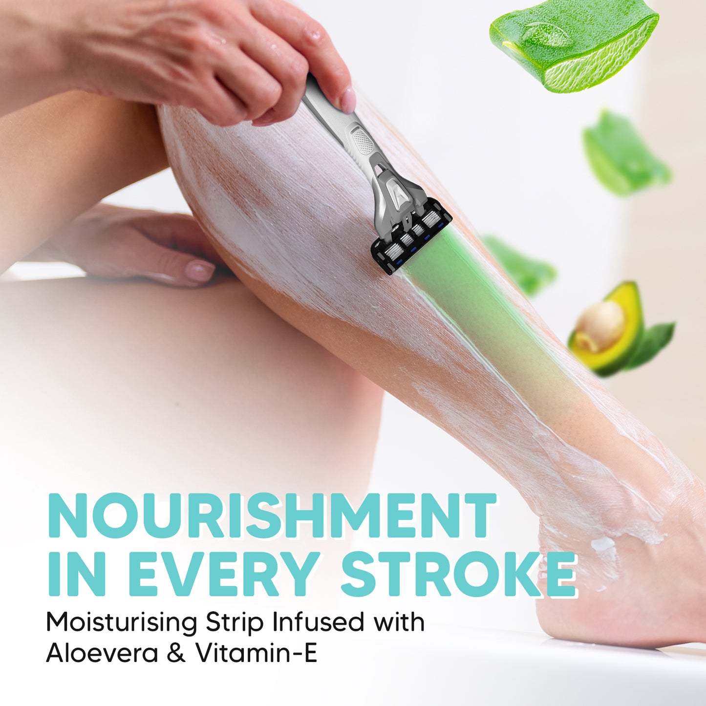 Evior 3 Plus Disposable Razor Pack of 3 + Evior 6 Portable Razor Free