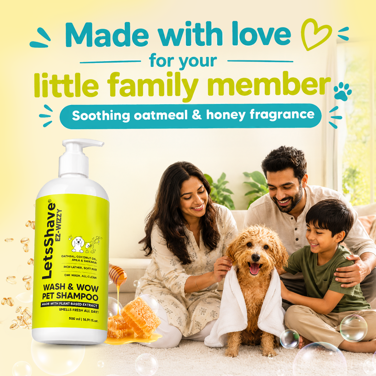 EZ-WIZZY Pet Trimmer Pro + FREE Pet Shampoo | Stress-Free Grooming for Happy Pets & Loving Owners