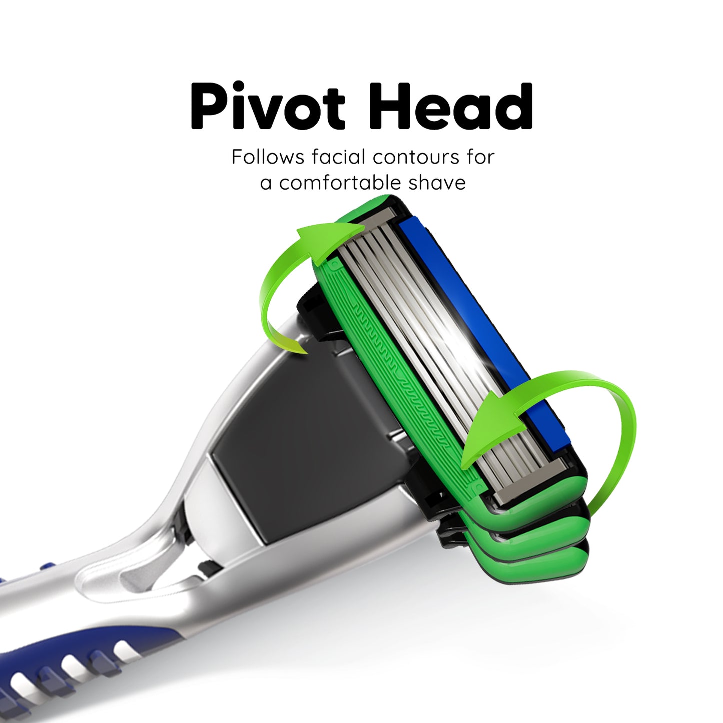Pro 6 Sensitive Razor Value Set – World’s First 6-Blade Razor