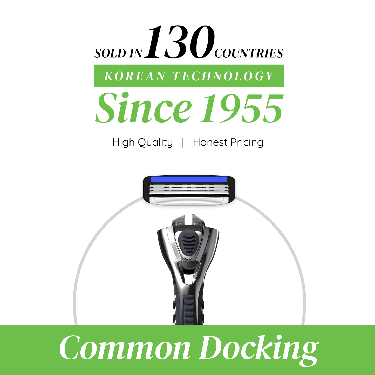 Pro 6 Sensitive Razor Value Set – World’s First 6-Blade Razor