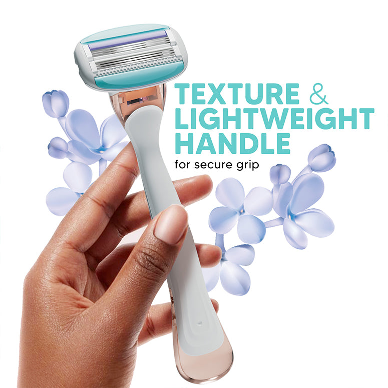 Evior Trial Pack | Women’s Razor Starter Kit with 1 Handle & 2 Blades