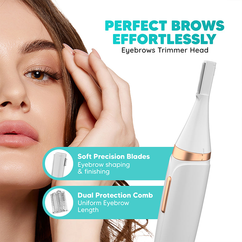 Evior 4-in-1 Face & Body Groomer with Evior 6 Razor