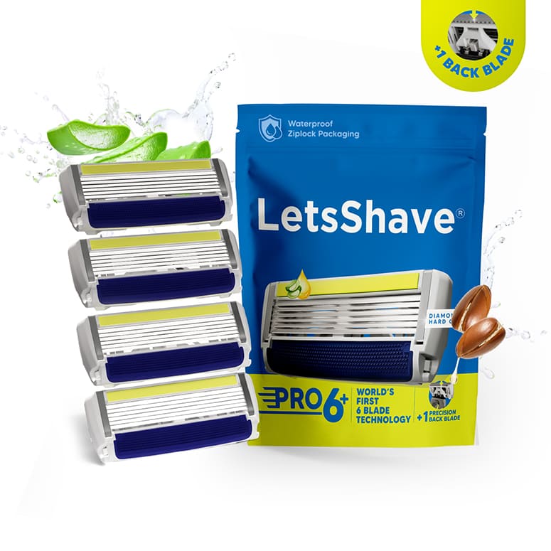 LetsShave Pro 3 Advance Shaving Razor Blades Pack of 2 – blades for men
