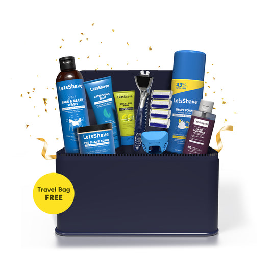 LetsShave 10-in-1 Ultimate Grooming Gift Set for Men