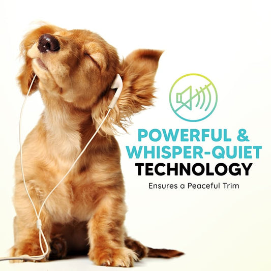 LetsShave EZ-Wizzy pet trimmer — powerful, whisper-quiet technology for calm grooming