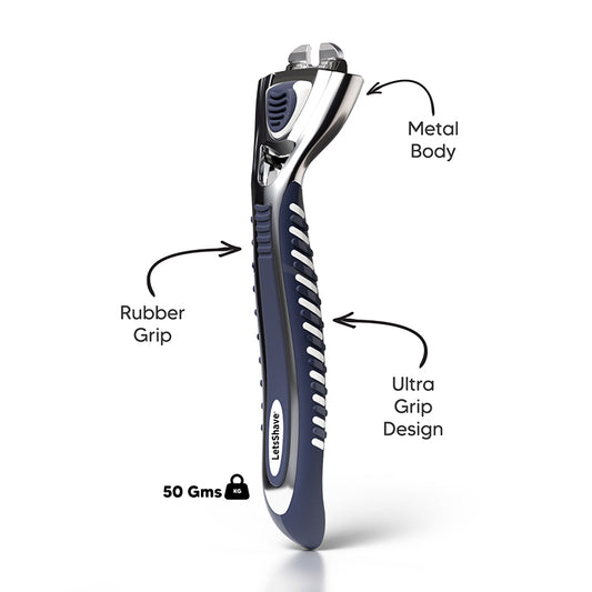 Pro Razor Handle – Premium Ergonomic Shaving Handle for All Cartridges