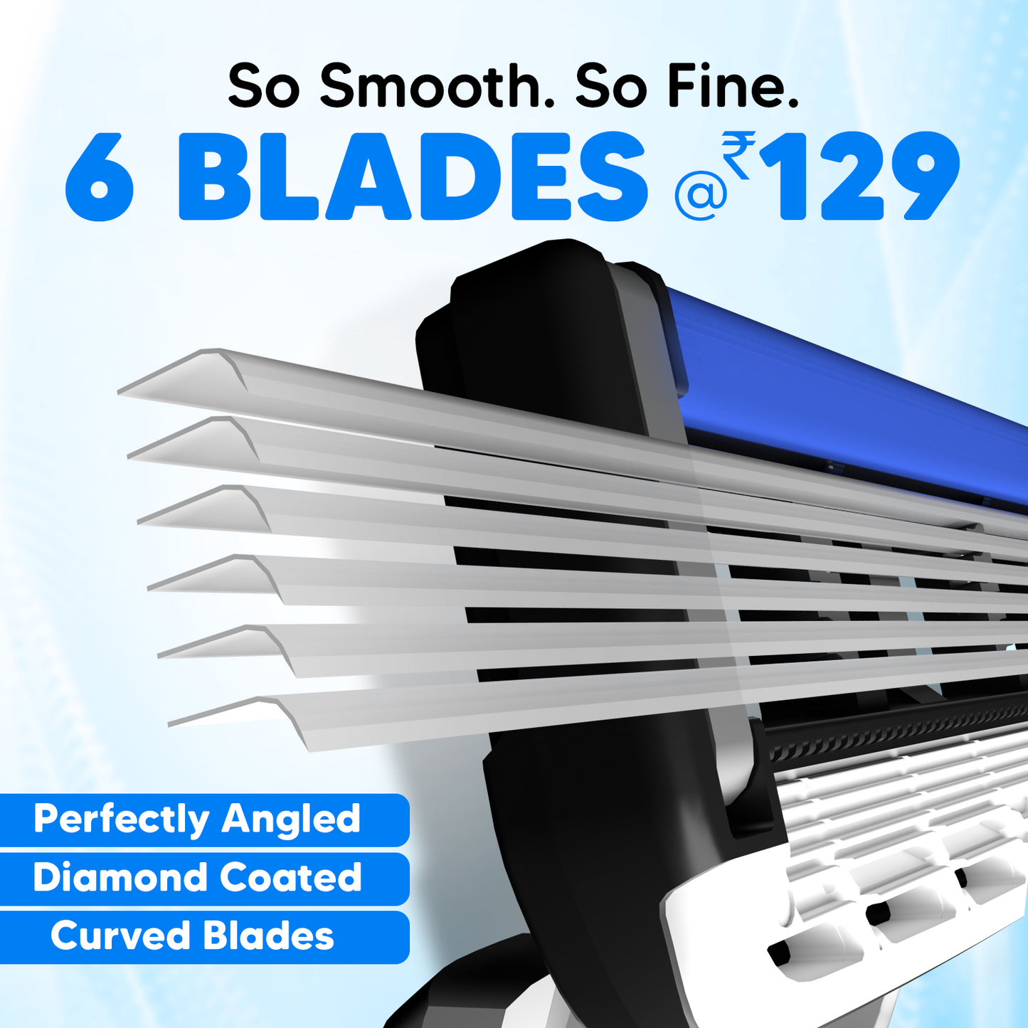 Pro 6 Portable | World's First 6 Blade Disposable Razor