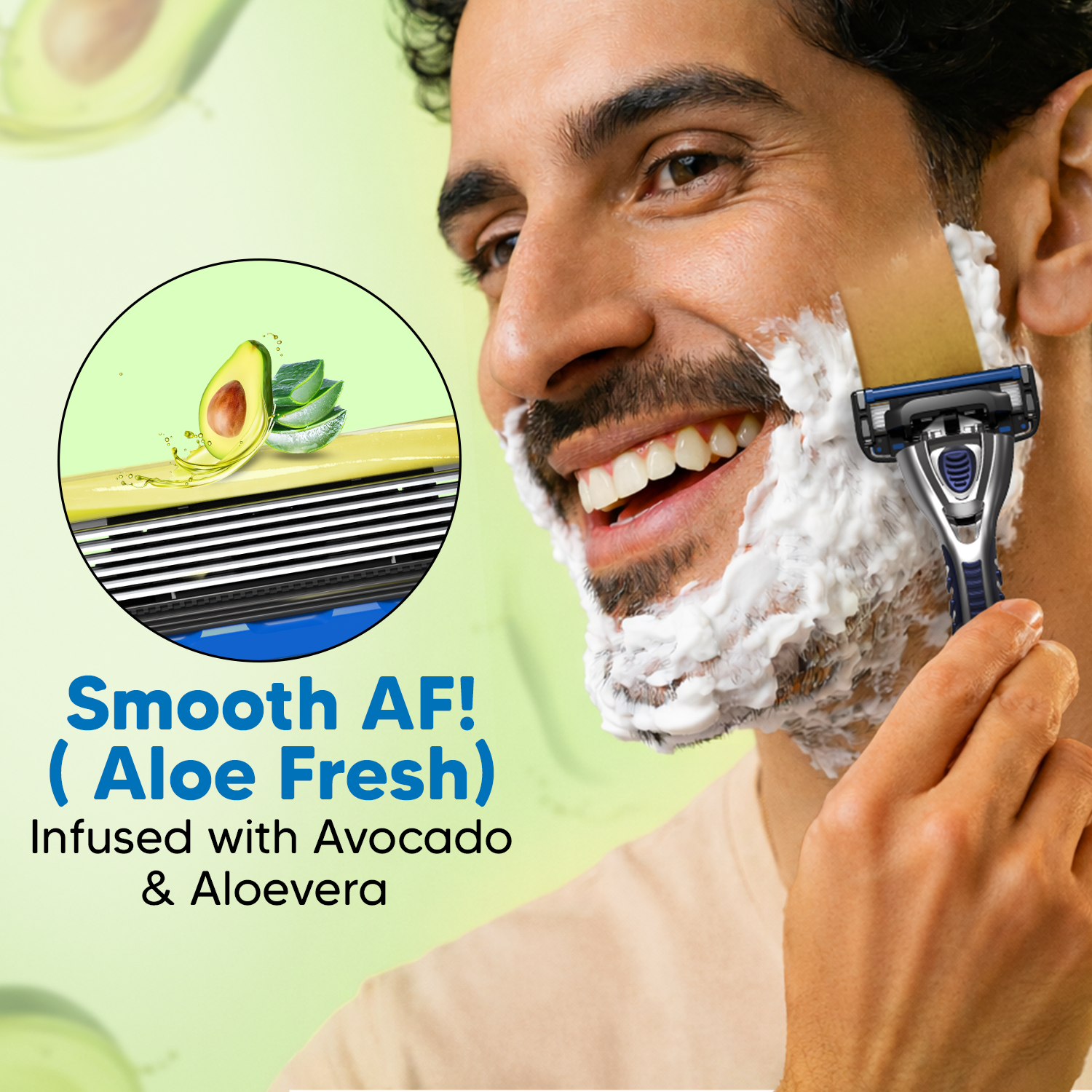 Pro 6 Maxxx Razor Set for Men With Back Blade | World's First 6 Blades Razor