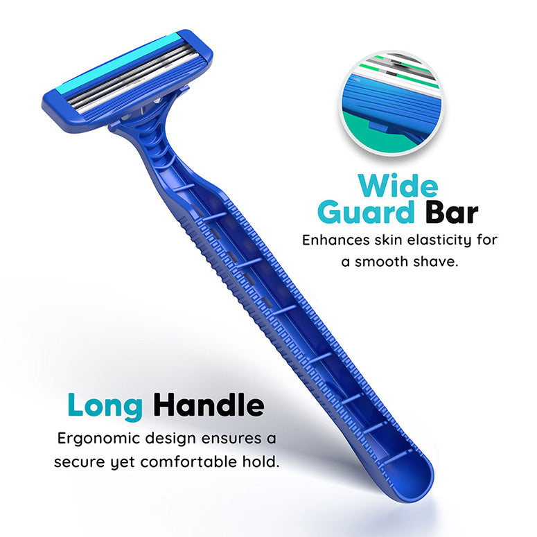 Evior 3+ Disposable Razor – Silky Smooth 3-Blade Experience