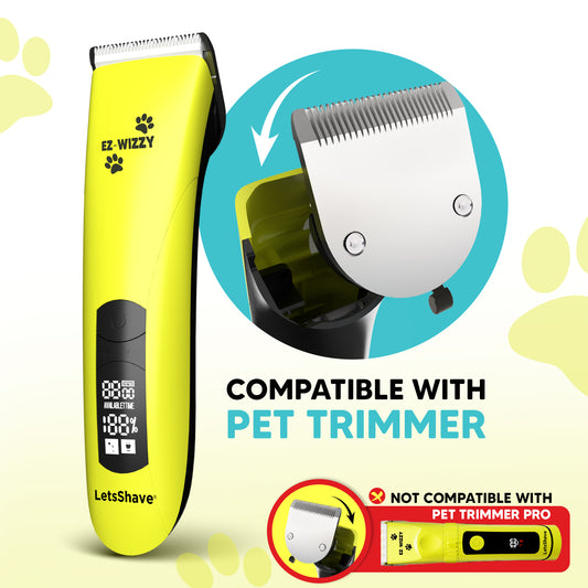 LetsShave Ez-Wizzy Pet Trimmer Blade – (Compatible With old Pet Trimmer)