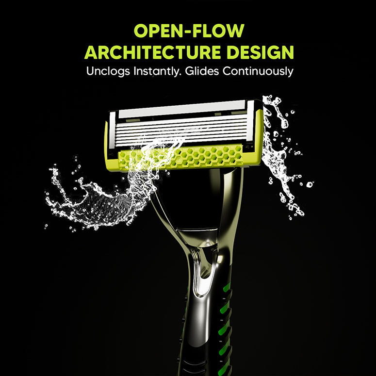 Pro 7 Max– World’s First & Only 7-Blade Razor-1 Handle + 2 Blades