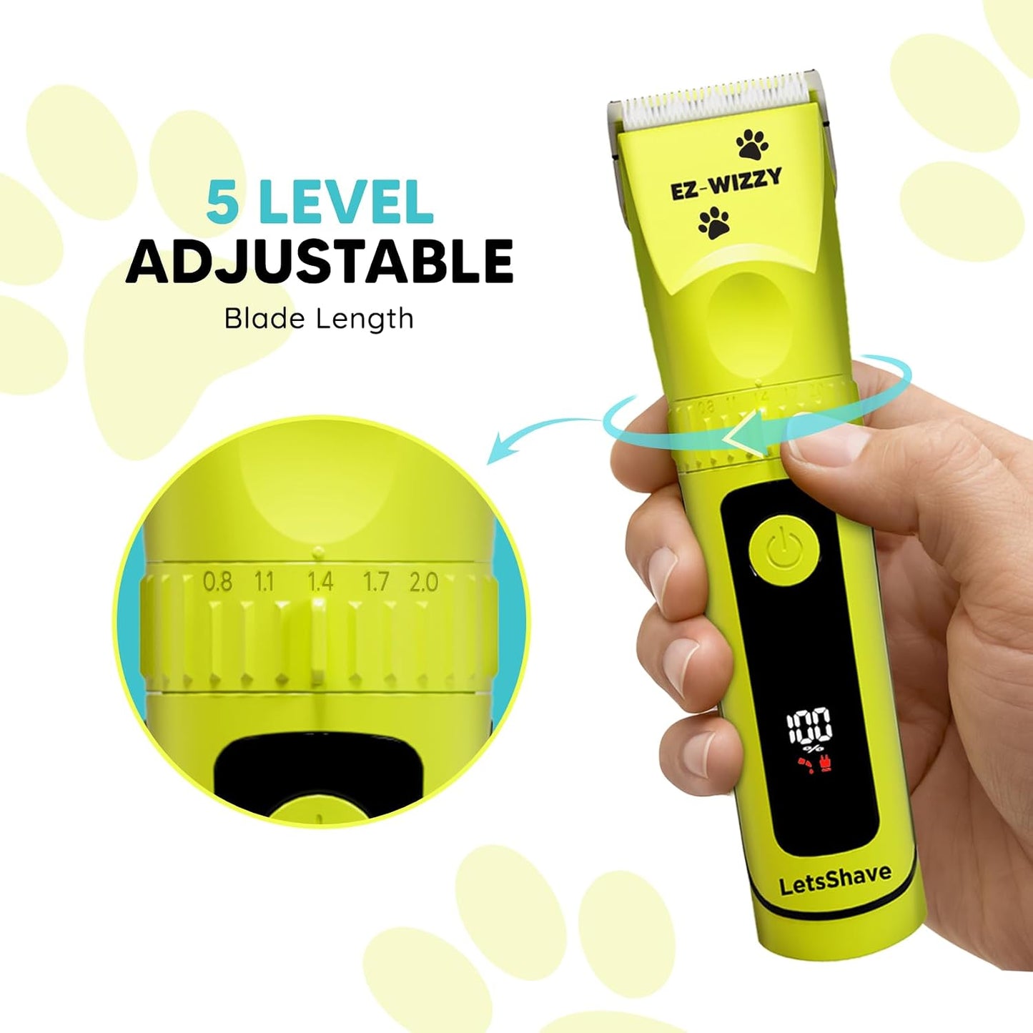 EZ-WIZZY Pet Trimmer PLUS | Stress-Free Grooming for Happy Pets & Loving Owners