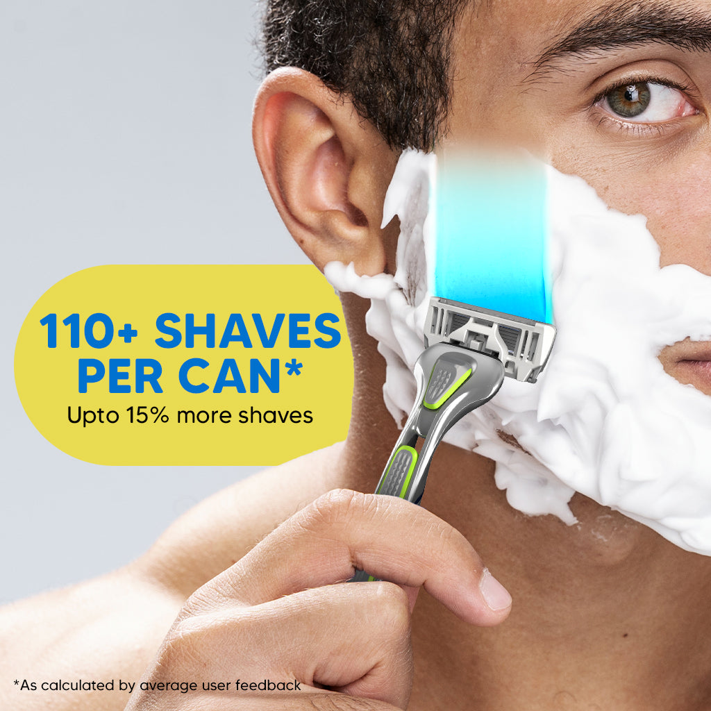 Shave Foam & Alum Stone Bar Combo | Coconut Oil, Menthol & Natural Skin Healer