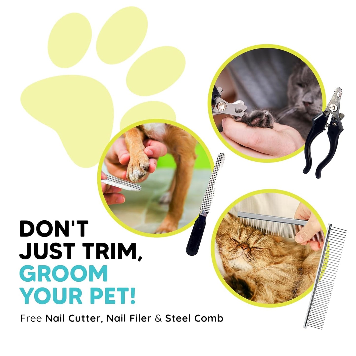 EZ-WIZZY Pet Trimmer PLUS | Stress-Free Grooming for Happy Pets & Loving Owners