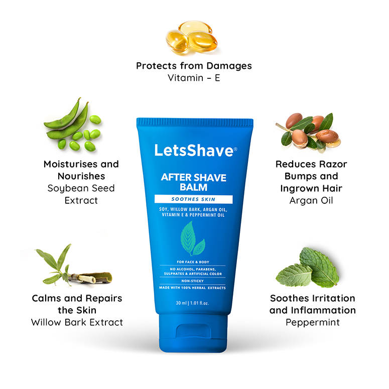 After Shave Balm for Men – Calms Redness, Prevents Razor Bumps (100 ml)