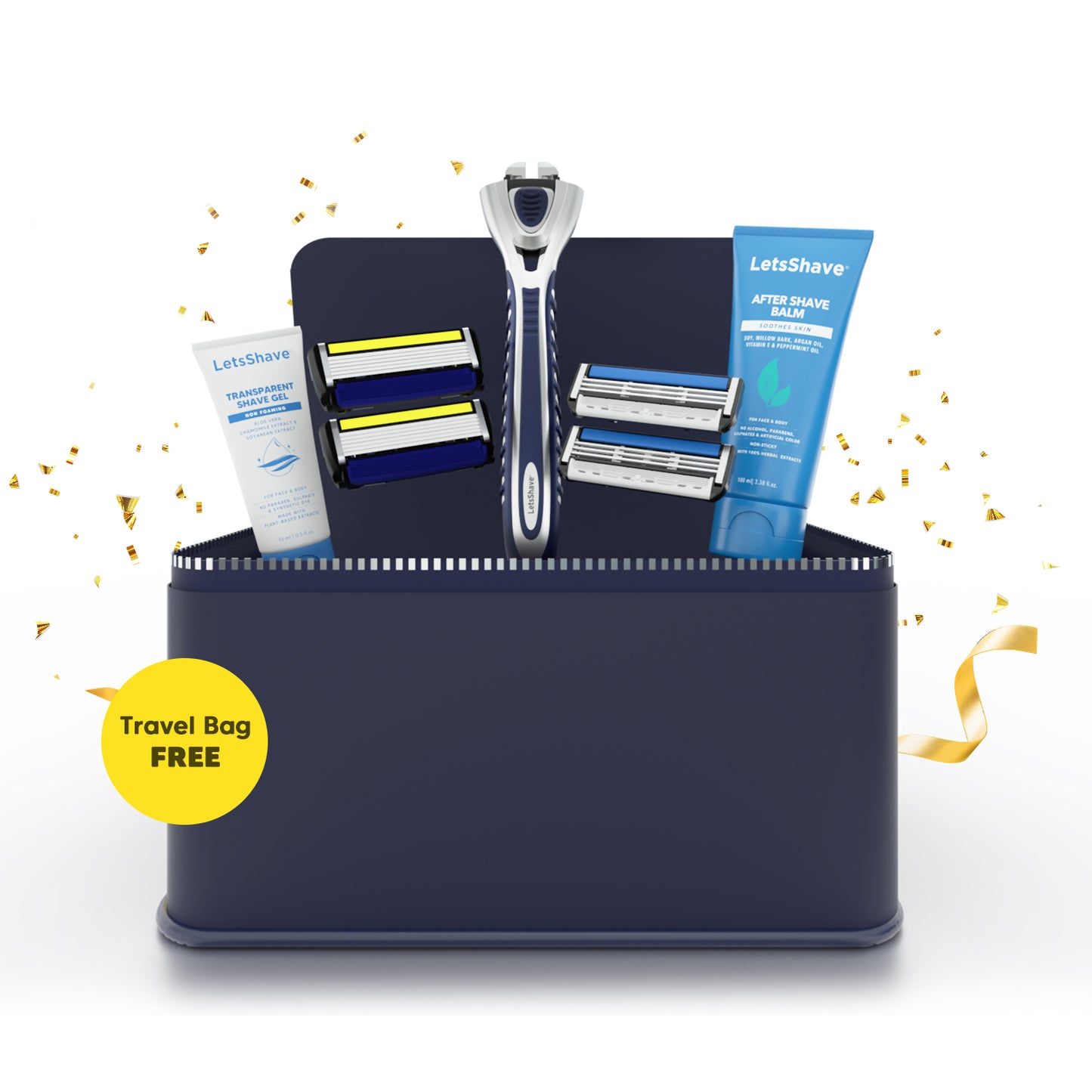 6-in-1 Premium Shaving & Grooming Gift Set for Men