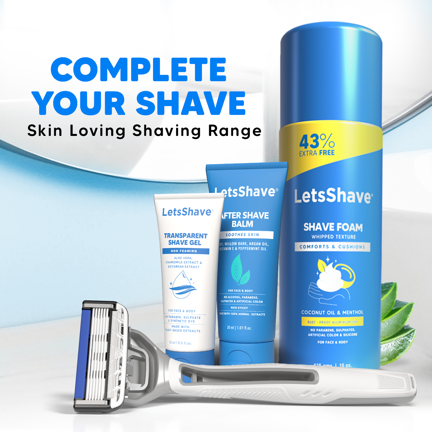 Pro 6 Portable | World's First 6 Blade Disposable Razor