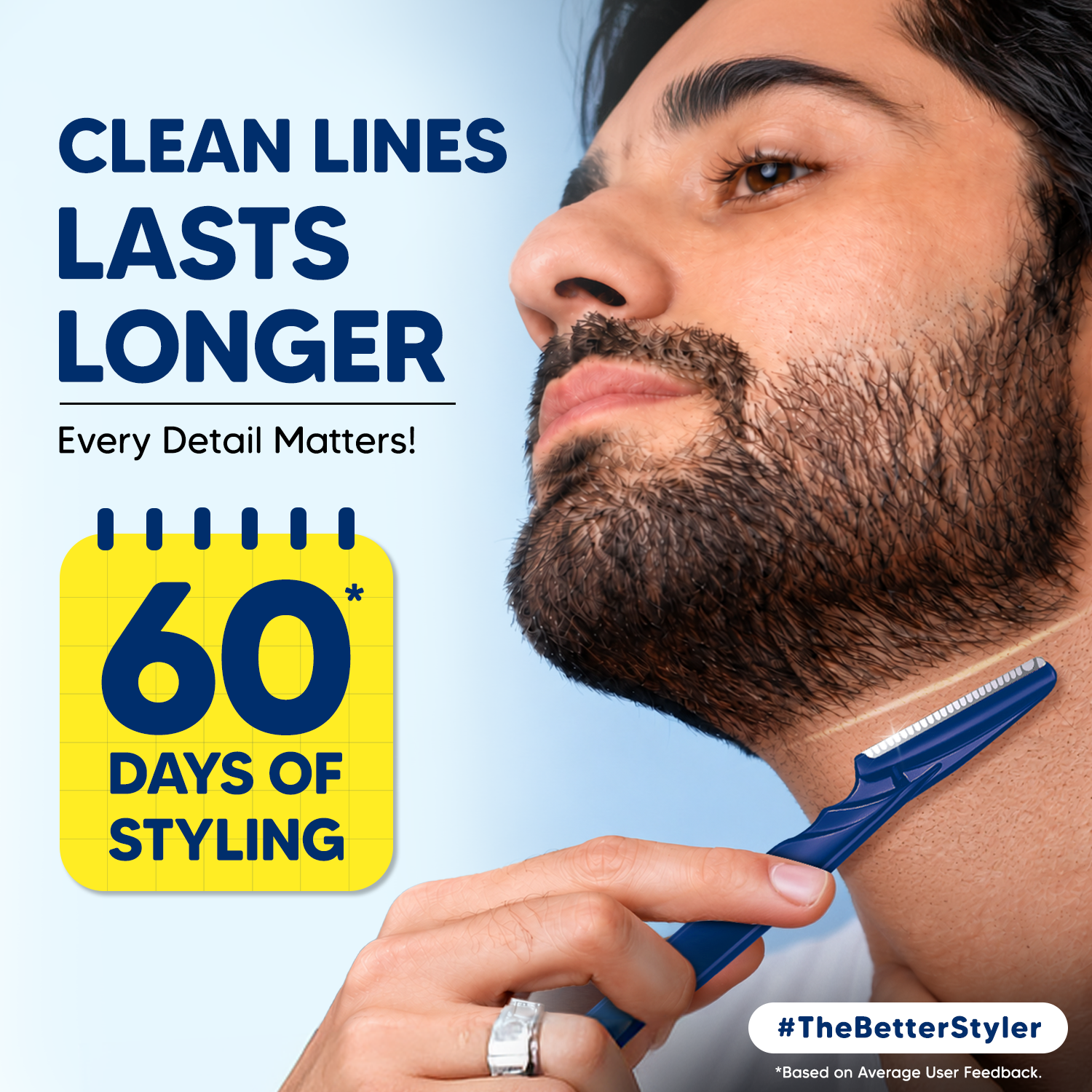 Precision Grooming, Made Easy | Pro Styler Razors Pack of 3 | For Clean, Sharp Styling