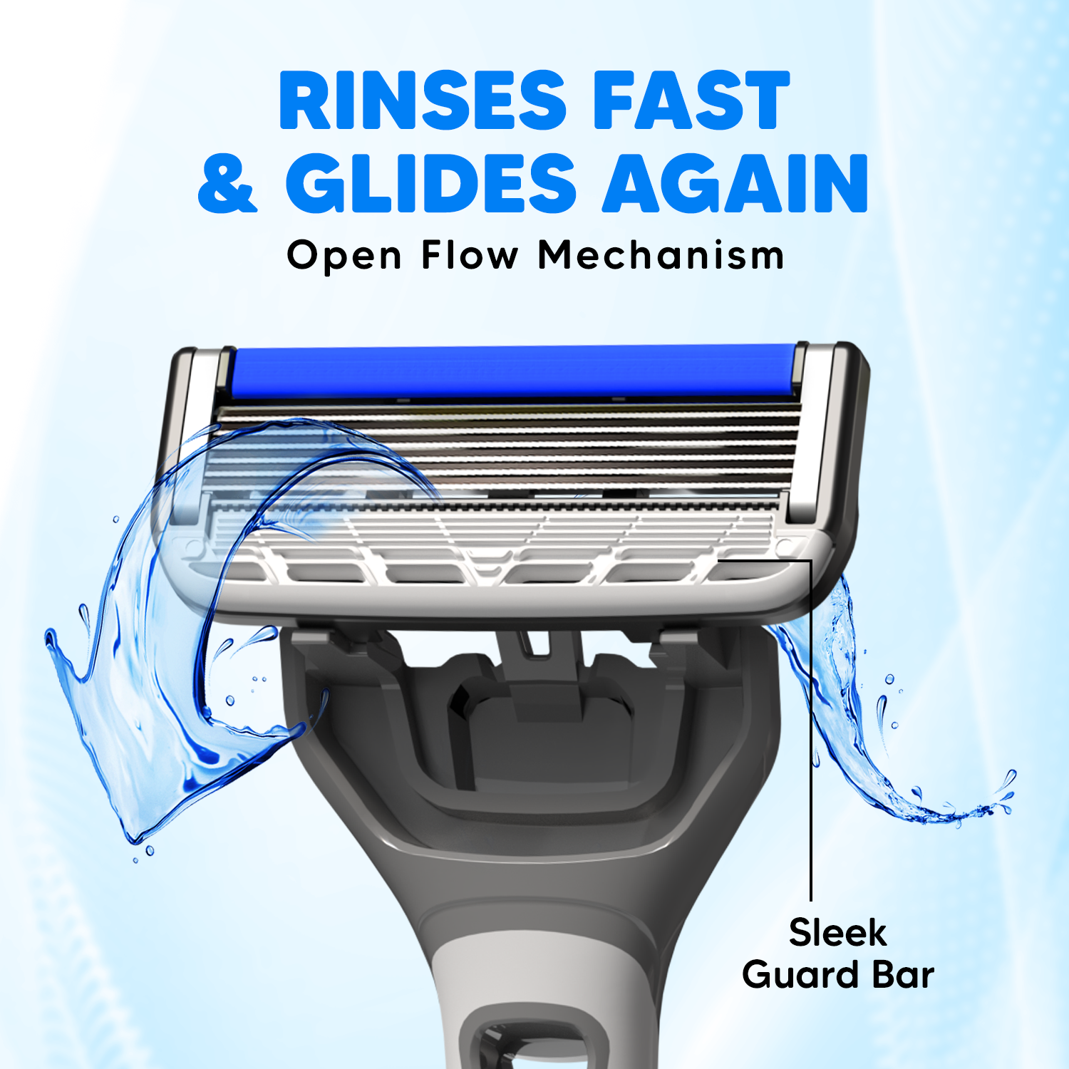 Pro 6 Portable | World's First 6 Blade Disposable Razor