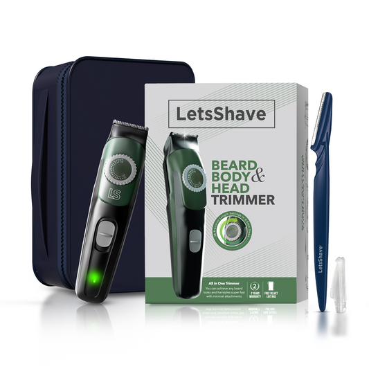 Beard, Body & Head Trimmer Complete Grooming Gift Kit for Men