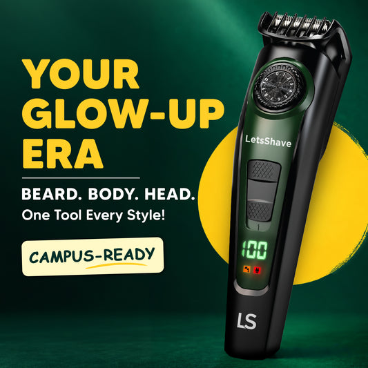 Complete Travel & Grooming Kit for Men | Trimmer + Razor + Styler | Including Travel Bag