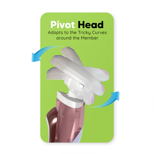 LetsShave Body & Pubic Hair Razor Blades – Pack of 4 Cartridges