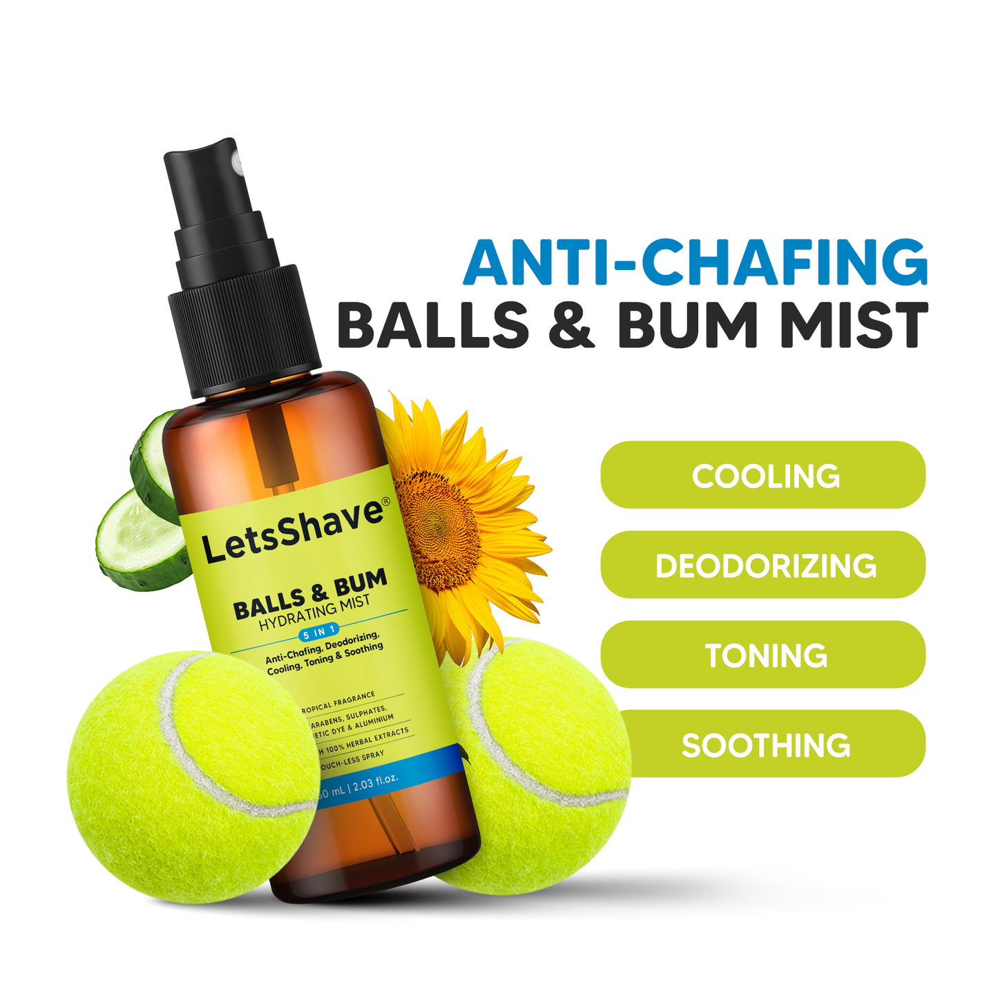 Shave & Grooming Kit with Balls & Bum Care – Shave Foam, After Shave Balm, Balls & Bum Balm & Mist + FREE Travel Bag
