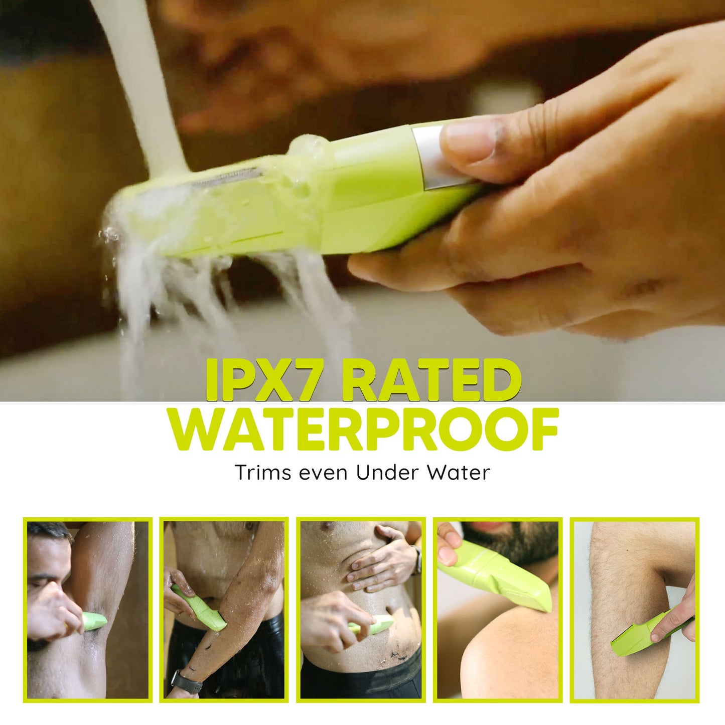 Balls Trimmer & Body Groomer | Skin-Safe Shaving + Free Balls & Bum Balm 60ML