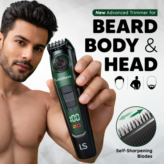 All-in-One Beard, Body & Head Trimmer for Men | One Trimmer Total Control | Free Beard Styler
