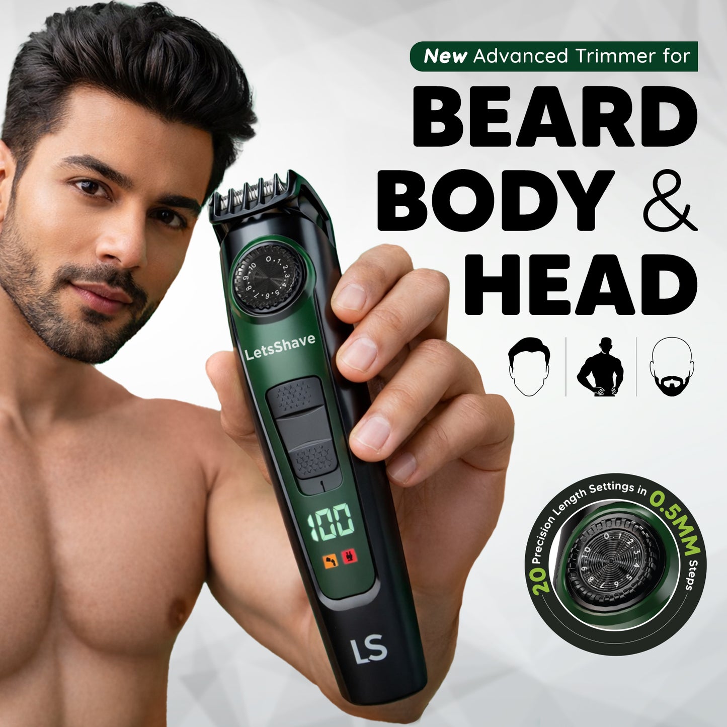 Beard, Body & Head Trimmer for Men | One Trimmer Total Control