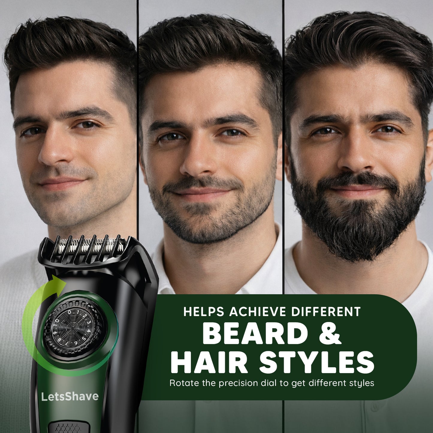 All-in-One Beard, Body & Head Trimmer for Men | One Trimmer Total Control | Free Beard Styler