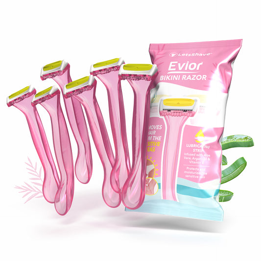 Evior Bikini Razor – For Sensitive Areas (Pack of 6)