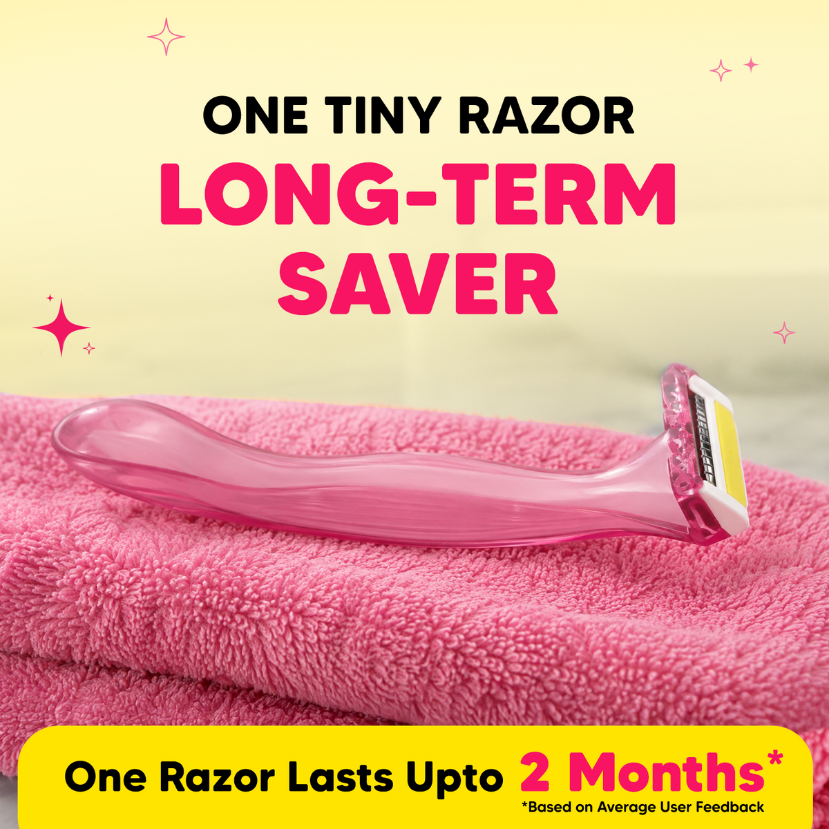 Stay Smooth with Total Comfort | Evior Bikini Razor Pack of 6 for Gentle, Safe & Irritation-Free Shaving