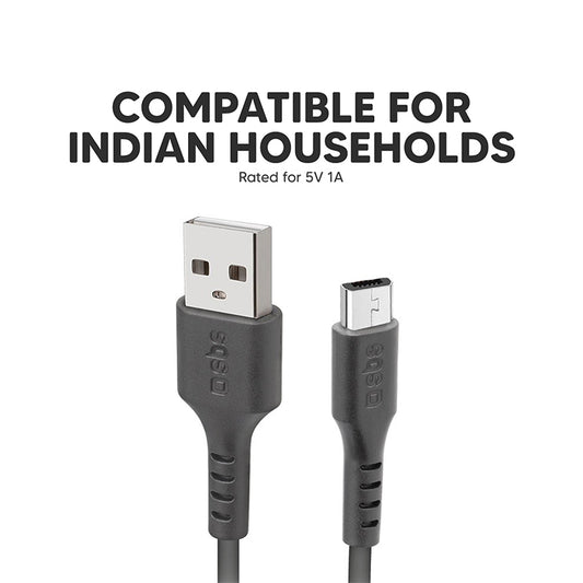 LetsShave Charging cable- Black