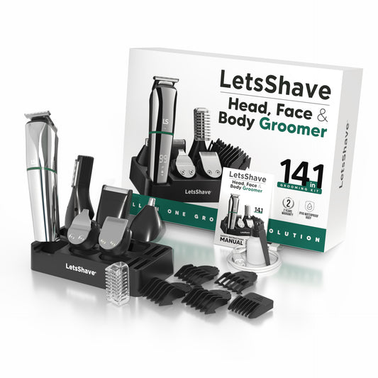 Head, Face & Body Groomer – 14 in 1 Grooming Kit