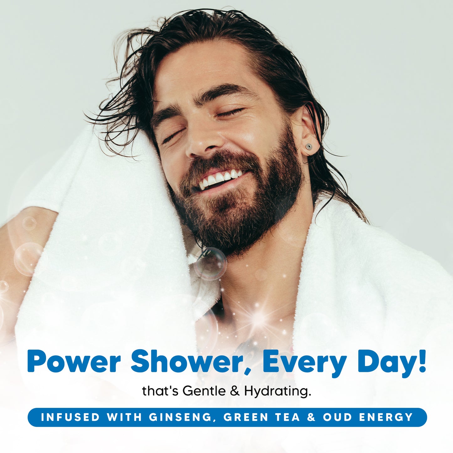 Body Wash & 2-in-1 Face and Beard Wash Combo | Aloe Vera, Ginseng & Pomegranate
